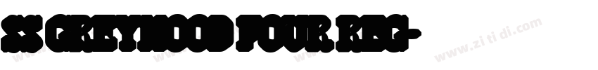 SS GreyHood Four Reg字体转换